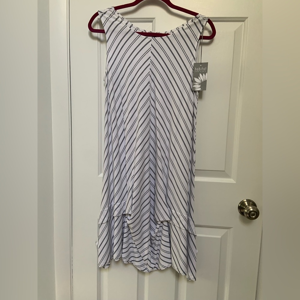 Habitat Black and White Striped Dress